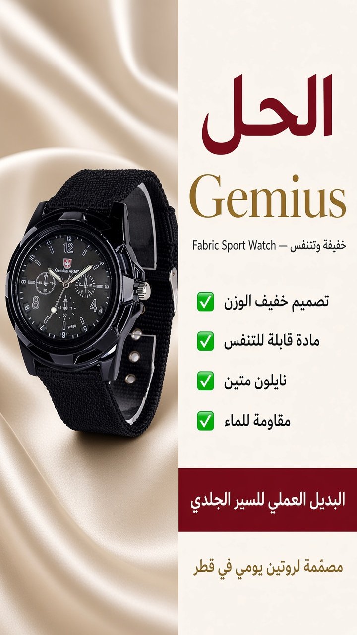 Gemius Army – ساعة القماش الرياضية